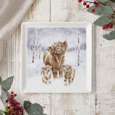 Wrendale Designs Highland Star Square Plate